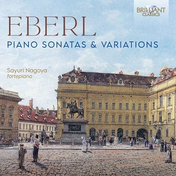 Cover van Sayuri Nagoya – Eberl: Piano Sonatas & Variations