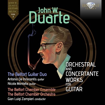 Cover van Belfort Guitar Duo – Duarte: Orchestral and Concertante Works For Guitar