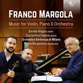Cover van Alogna, Davide – Margola: Music For Violin, Piano & Orchestra
