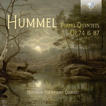 Cover van Nepomuk Fortepiano Quintet – Hummel Piano Quintets Op. 74 & 87
