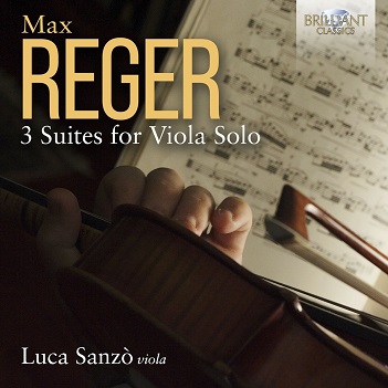 Cover van Sanzo, Luca – Reger: 3 Suites For Viola Solo