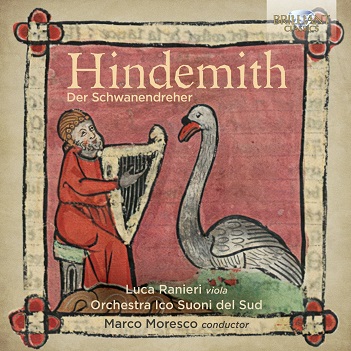 Cover van Ranieri, Luca & Marco Moresco & Orchestra Ico Suoni Del Sud – Hindemith: Der Schwanendreher