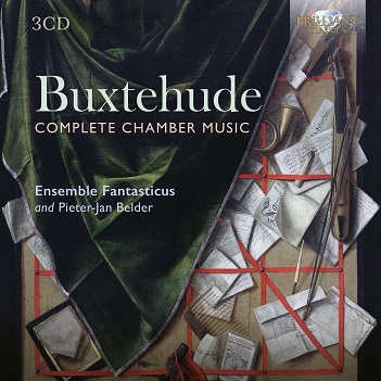 Cover van Ensemble Fantasticus & Pieter-Jan Belder – Buxtehude: Complete Chamber Music