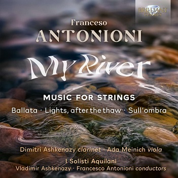 Cover van I Solisti Aquilani & Dimitri Ashkenazy & Ada Meinich – Antonioni: My River