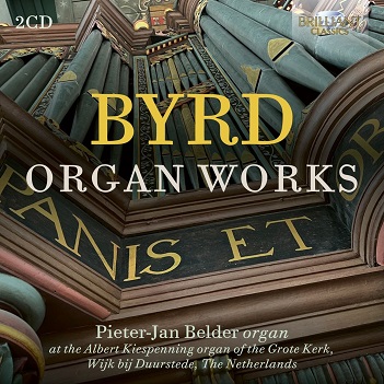 Cover van Belder, Pieter-Jan – Byrd: Organ Works