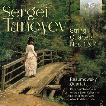 Cover van Rasumowsky Quartett – Sergei Taneyev: String Quartets Nos. 1 & 4, Vol. 1