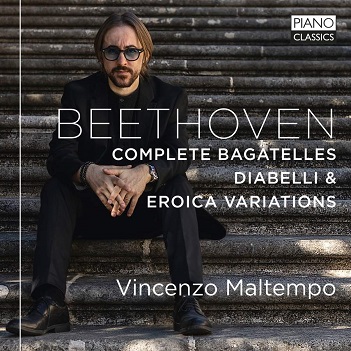 Cover van Vincenzo Maltempo – Beethoven: Complete Bagatelles, Diabelli