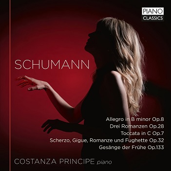 Cover van Principe, Costanza – Schumann: Piano Music