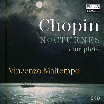 Cover van Maltempo, Vincenzo – Chopin: Nocturnes Complete