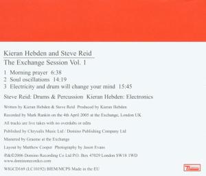 Cover van Hebden, Kieran – Exchange Sessions 1