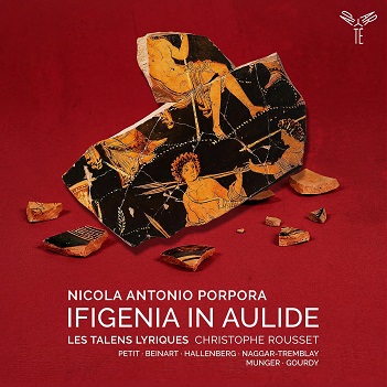 Cover van Rousset, Christophe & Ann Hallenberg & Marie-Eve Munger – Porpora: Ifigenia In Aulide