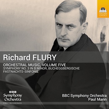 Richard Flury: Orchestral Music, Volume Five