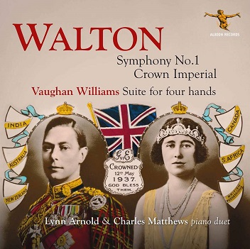 Symphony No. 1, Crown Imperial; Vaughan Williams: Suite For Four Hands