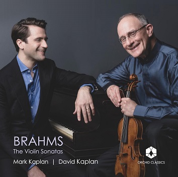 Cover van Kaplan, Mark & David Kaplan – Brahms: the Violin Sonatas