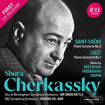 Cover van Shura Cherkassky – Saint-Saens: Piano Concerto No. 2 - Liszt: Piano Concerto No. 1