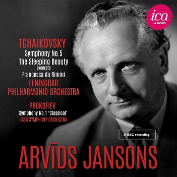Cover van Jansons, Arvids – Tchaikovsky: Symphony No. 5, the Sleeping Beauty & Prokofiev: Symphony No. 1 'Classical'