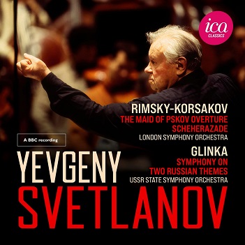 Cover van Svetlanov, Yevgeny – Rimsky-Korsakov: the Maid of Pskov Overture / Glinka: Symphony On Two Russian Themes