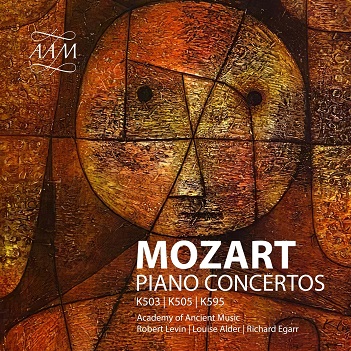 Cover van Academy of Ancient Music & Robert Levin & Richard Egarr – Mozart Piano Concertos Nos. 25 & 27