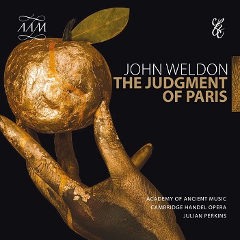 Cover van Academy of Ancient Music – John Weldon: the Judgment of Paris