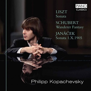 Cover van Philipp Kopachevsky – Liszt, Schubert, Jana?Ek