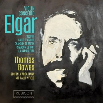 Cover van Sinfonia Arcadiana & Nicholas Fallowfield & Thomas Bowes – Elgar