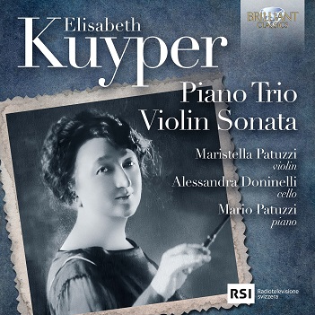 Cover van Patuzzi, Maristella & Alessandra Doninelli & Mario Patuzzi – Elisabeth Kuyper: Piano Trio, Violin Sonata