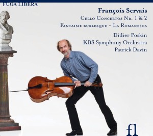 Cover van Servais, Francois – Cello Concertos,Fantaisie Burleque,Roman