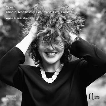 Cover van Geniushene, Anna – Berg, Brahms & Chopin: Opus 1