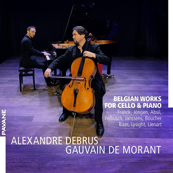 Cover van Debrus, Alexandre – Belgian Works For Cello & Piano