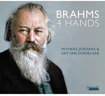 Cover van Jordans, Wyneke – Brahms 4 Hands