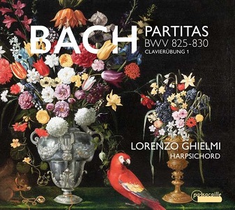 Cover van Ghielmi, Lorenzo – Bach Partitas Bwv 825-830