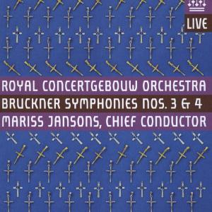 Cover van Berliner Philharmoniker, Sergi – Bruckner: Symphony Nos. 3 & 4