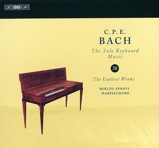 C.P.E. Bach: the Solo Keyboard Music 38 - the Earliest Works