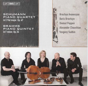 Cover van Sudbin, Yevgeny – Schumann: Piano Quartet Op. 47 / Brahms: Piano Quintet Op. 34
