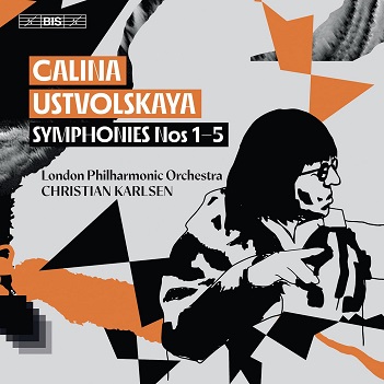 Cover van Karlsen, Christian – Ustvolskaya: Symphonies Nos. 1-5