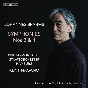 Cover van Nagano, Kent – Brahms: Symphonies Nos 3 & 4