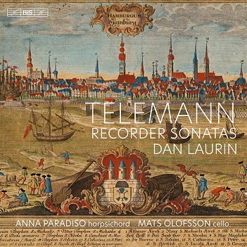 Cover van Laurin, Dan – Telemann Recorder