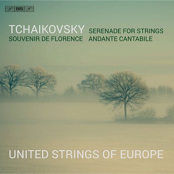 Cover van United Strings of Europe – Tchaikovsky: Souvenir De Florence - Serenade For Strings, Op. 48 - Andante Cantabile
