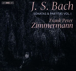 Cover van Zimmermann, Frank Peter – Bach - Solo Violin Vol. 1