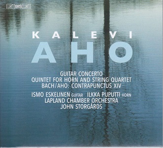 Cover van Puputti, Ilkka – Johann Sebastian Bach - Kalevi Aho: Concerto, Quintet & Contrapunctus