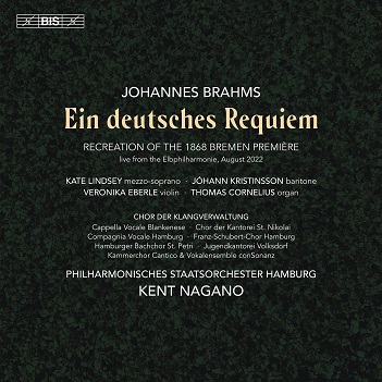 Cover van Lindsey, Kate – Brahms: Ein Deutsches Requiem