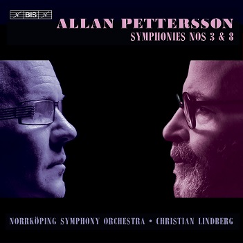 Cover van Norrkoping Symphony Orchestra – Allan Pettersson: Symphonies Nos. 3 & 8