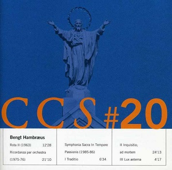 Cover van Hambraeus, Bengt – Ccs # 20