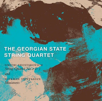 Cover van Georgian State String Quartet – Shostakovich/Tsintsadze