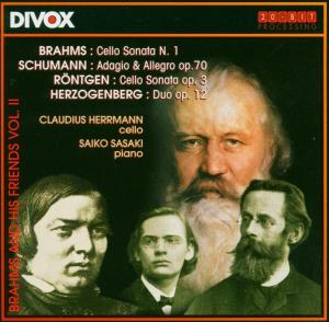 Cover van Hermann, Claudius & Saiko Sasaki – Brahms & His Friends