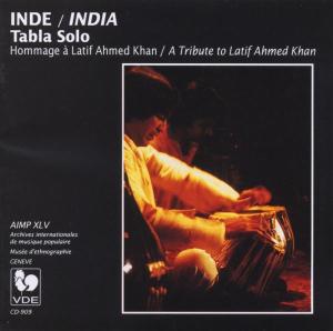 Cover van V/A – India-Tabla Solo. a Tribute To Latif Ahmed Khan