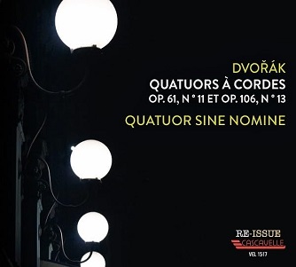 Cover van Dvorak, Antonin – Quators a Cordes Op. 61, No. 11 Et Op. 106, No. 13