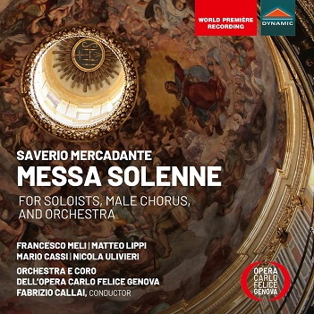 Cover van Meli, Francesco – Mercadante: Messa Solenne