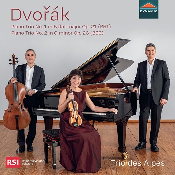 Cover van Trio Des Alpes – Dvorak: Piano Trio No. 1 In B Flat Major, Op. 21 (B51); Piano Trio No. 2 In G Minor, Op. 26 (B56)