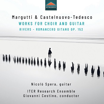 Cover van Spera, Nicolo – Margutti & Castelnuovo-Tedesco: Works For Choir & Guitar - Rivers - Romancero Gitano Op. 152
